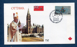 ⭐ Canada - FDC - Premier Jour - Thématique Pape - Religions - 1984 ⭐ - Papes