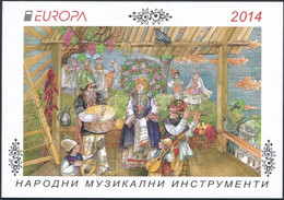 ** 2014 Europa CEPT Hangszerek Bélyegfüzet Mi MH 14 - Altri & Non Classificati