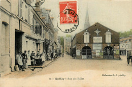 Auffay * La Rue Des Halles * Hôtel Bar - Auffay