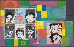 ** 2006 Betty Boop, Rajzfilmfigura Kisív Mi 3780-3785 + Blokk Mi 522 - Altri & Non Classificati