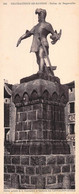 G.F-21-108 : CARTE PANORAMIQUE. EDITION CHOCOLAT CANTALOU-CATALA. CHATEAUNEUF-DE-RANDON. STATUE DUGESCLIN - Chateauneuf De Randon