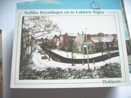Nederland Holland Pays Bas Dokkum Stad In De Winter - Dokkum