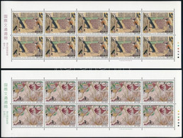 ** 1989 1989 Nemzetközi Bélyeghét Kisívsor, 1989 International Stamp Week Mini Sheet Set Mi 1886-1887 - Andere & Zonder Classificatie