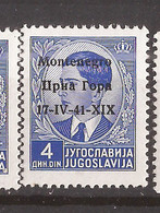 2021-03 -01 ITCGOK   1941 ITALIA MONTENEGRO OCCUPAZZIONE EXCELLENT QUALITY FOR THE COLLECTION  MNH - Montenegro