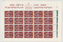 ** 1969 250 éves Liechtenstein Kisívsor Mi 508-511 - Other & Unclassified