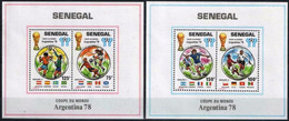 Senegal Bloc YT 15 & 16 BF " Mondial Football, Argentine " 1978 Neuf** - Senegal (1960-...)
