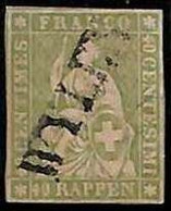 94999c - SWITZERLAND - STAMP - ZM  # 26C  -  USED Postmarked WYLEN Lang Stempel - Gebraucht