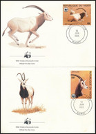 1985 WWF: Antilop Sor 4 FDC-n Mi 941-944 - Other & Unclassified