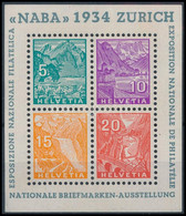 ** 1934 NABA Blokk Mi 1 (Mi EUR 800.-) - Andere & Zonder Classificatie