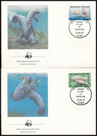 1984 WWF: Manátusz Sor Mi 1763-1766 4db FDC-n - Andere & Zonder Classificatie