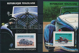 ** 1984 Autók Sor + Blokksor, Cars Set + Blockset Mi 1792-1799 + Mi 253+254 - Andere & Zonder Classificatie