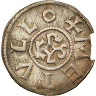 Monnaie, France, Charles Le Chauve, Denier, 840-864, Melle, TTB+, Argent - Autres & Non Classés