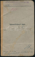 1942 Margitta, M. Kir. 73. Honvéd Kiegészítő Kirendeltség Igazolványi Lap - Altri & Non Classificati