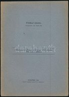 1913-14 Beterjesztette Gróf Teleki Pál: Főtitkári Jelentés, 2 Db. Különlenyomat A "Földrajzi Közlemények" 1913. évfolyam - Zonder Classificatie
