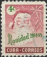 1954 Christmas Greetings - 4c - Father Christmas FU - Used Stamps