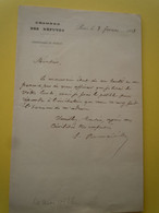 3 X Lettres Autographes Paul REMOIVILLE (1824-1896)  DEPUTE De SEINE Et OISE Maire De VILLIERS Sur MARNE - Handtekening