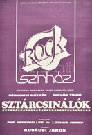 Cca 1980 4 Db Rock Színházas Plakát, Kis Gyűrődésekkel, 70x50 Cm, 68x46.5 Cm, 83,5x56 Cm, 80,5x56,5 Cm - Andere & Zonder Classificatie