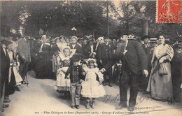 29-BREST- FÊTES CELTIQUE DE BREST- SEPTEMBRE 1908, GROUPE D'ENFANTS BRETONS AU PARDON - Brest