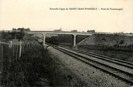 St Jean D'angély * Le Pont De Fossemagne * Ligne Chemin De Fer De Charente Maritime - Saint-Jean-d'Angely