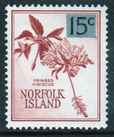 Norfolk Island 1966 Single 15c Stamp From The Definitive Set With Decimal Overprints. - Ile Norfolk