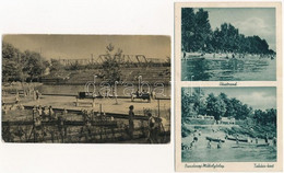 **, * 2 Db VEGYES Magyar Város Képeslap: Dunakeszi Műhelytelep, Szolnok / 2 Mixed Hungarian Town-view Postcards - Sin Clasificación