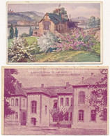 4 Db RÉGI Képeslap: Karácsony, Bánffyhunyad, Budapest / 4 Pre-1945 Postcards: Christmas Greeting, Budapest, Huedin - Sin Clasificación