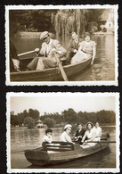 1932 - 2 Petites Photos 8,5 X 6 Cm - Lac De Genval - 2 Scans - Places