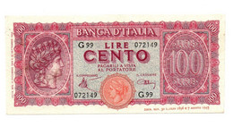 Italia - 100 Lire 1944 - Turrita     ---- - 100 Lire