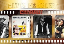 Palau, 2011, Mi 3042-3045, Elvis Presley In The Movies "Charro!" (1969), 4 Blocks 237-240, MNH - Elvis Presley