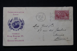 CANADA - Enveloppe En 1937 ( Roi Georges VI Et Reine Elisabeth ), De Ottawa Pour Yvert Et Tellier à Amiens - L 86819 - Commemorativi