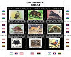 DJIBOUTI 2020 MNH WWF L-Countries L-Länder Pays-L M/S II - OFFICIAL ISSUE - DHQ2105 - Neufs