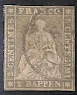 95004dA - SWITZERLAND - STAMP - ZM  # 21G  USED - Faulty - Gebraucht