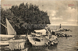 ** T2/T3 Abbazia, Opatija; Strand Motiv / Beach, Boats. D.K. Bp. 1906.-1091. (fl) - Sin Clasificación