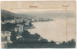 * T3 1913 Abbazia, Opatija; Totalansicht / Leporellocard (gyűrődés / Crease) - Sin Clasificación