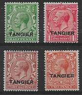 MOROCCO AGENCIES (TANGIER) 1927 SET SG 231/234 MOUNTED MINT Cat £27 - Uffici In Marocco / Tangeri (…-1958)
