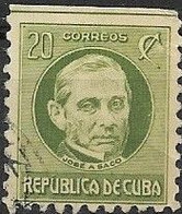 1917 Jose A Saco - 20c - Green FU - Used Stamps