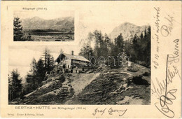 T2/T3 1904 Bertahütte Am Mittagskogel (Karawanken) / Chalet, Mountain, Tourist House. Verlag Caspar & Poltnig - Non Classés