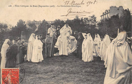 29-BREST-FÊTES CELTIQUES DE BREST- SEPTEMBRE 1908- LA CEREMONIE DRUIDIQUE - Brest