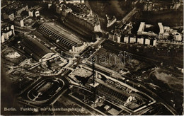 T2/T3 1927 Berlin, Funkturm Mit Austellungshallen / Berlin Radio Tower, Great German Radio Exhibition Area, Aerial View. - Sin Clasificación