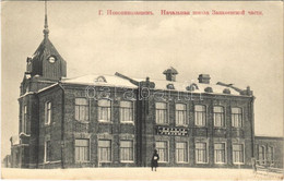 ** T2/T3 Novosibirsk, Novonikolayevsk; Primary School In Winter (EK) - Ohne Zuordnung