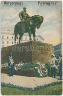 * T4 Saint Petersburg, St. Petersbourg, Petrograd; Monument D'Empereur Alexandre III / Emperor Alexander III Of Russia S - Ohne Zuordnung