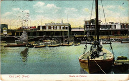 T2/T3 1925 Callao, Muelle De Fleteros / Wharf, Port, Boats (EK) - Sin Clasificación