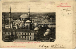 * T2/T3 1900 Constantinople, Instanbul; Vue Panoramique De La Mosquée Suleymanié / Süleymaniye Mosque. A. Zellich-Fils E - Non Classificati