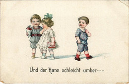 ** T4 Und Der Hans Schleicht Umher / Romantic Children Art Postcard. WSSB No. 5520. (EM) - Zonder Classificatie