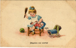 ** T2/T3 Püppchen War Unartig! / Children Art Postcard. WSSB No. 5516. (EK) - Zonder Classificatie