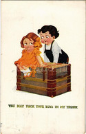 T2/T3 1918 You May Pack Your Duds In My Trunk. Children Romantic Art Postcard. T.P. & Co. Series 799-7. (EK) - Zonder Classificatie