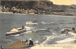 MONTE-CARLO- COURSE DE CANOTS AUTOMOBILES - Monte-Carlo