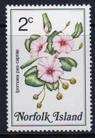 Norfolk Island 1984 Single 2c Stamp From The Definitive Stamps Showing Flowers - Ile Norfolk