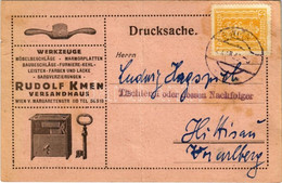 T3 Rudolf Kmen Versandhaus Wien V. Margaretenstr. 110. / Austrian Shop Advertising Card (fa) - Non Classificati