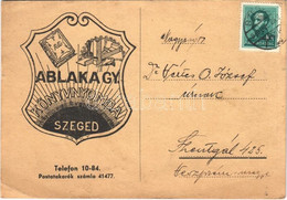 T3 1939 Szeged, Ablaka Gy. Könyvnyomda Reklámlap / Hungarian Book Printing Shop Advertisement (EB) - Non Classificati